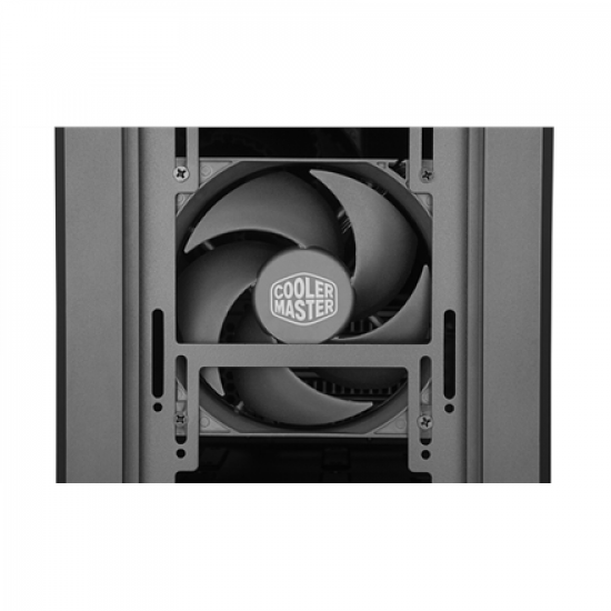 Cooler Master | Silencio S400 with Steel side panel | Black | Mini ITX, Micro ATX | Power supply included No