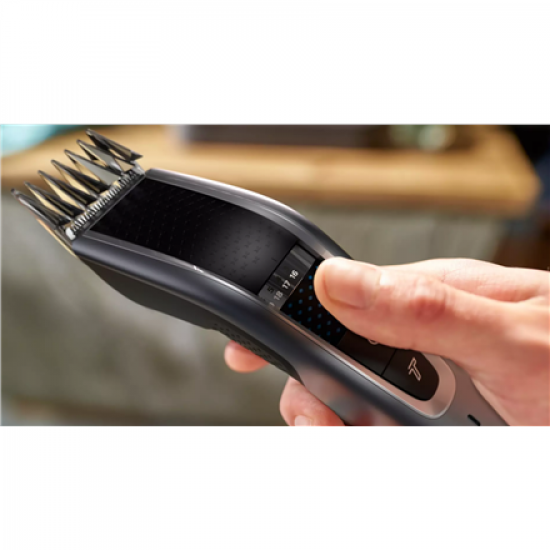 Philips | Hair clipper series 5000 | HC5630/15 | Cordless or corded | Number of length steps 28 | Step precise 1 mm | Black/Grey
