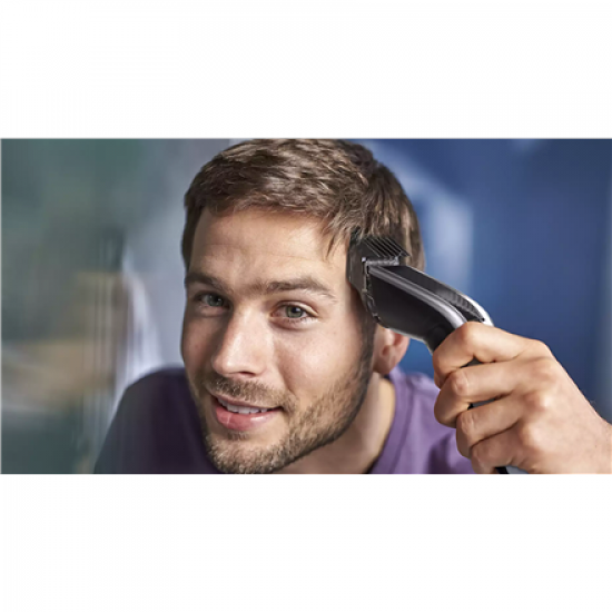 Philips | Hair clipper series 5000 | HC5630/15 | Cordless or corded | Number of length steps 28 | Step precise 1 mm | Black/Grey