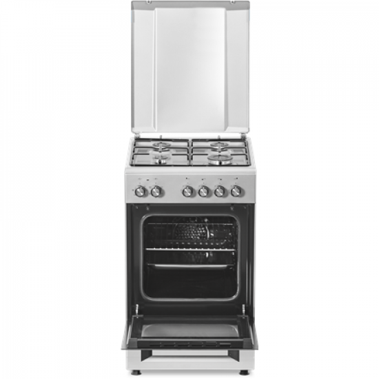 Simfer | Cooker | 5405SERGG | Hob type Gas | Oven type Electric | Stainless steel | Width 50 cm | Electronic ignition | Depth 60 cm | 43 L