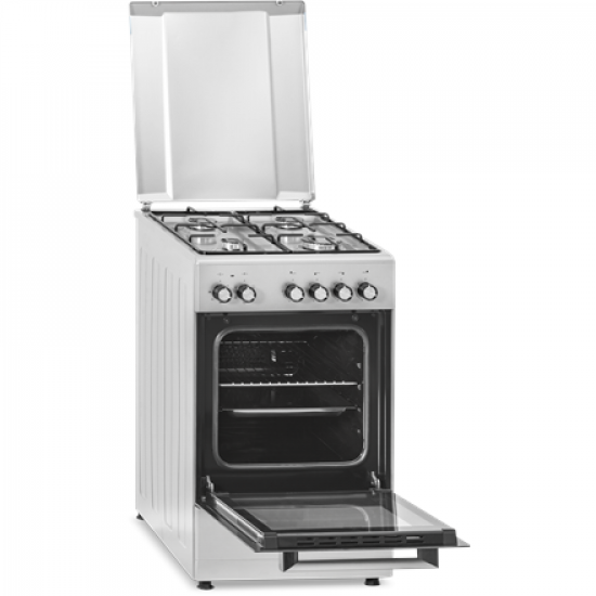 Simfer | Cooker | 5405SERGG | Hob type Gas | Oven type Electric | Stainless steel | Width 50 cm | Electronic ignition | Depth 60 cm | 43 L