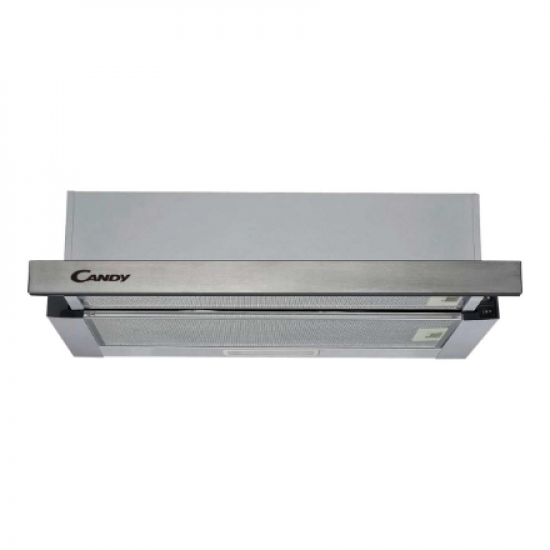 Candy | Hood | CBT625/2X | Telescopic | Energy efficiency class B | Width 60 cm | 332 m³/h | Mechanical control | LED | Stainless steel