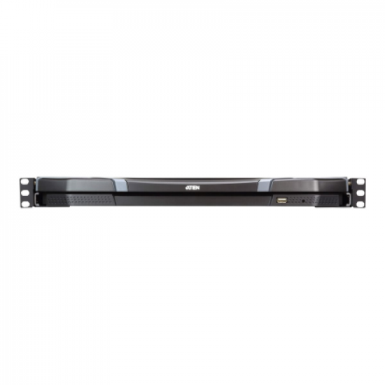 Aten | 1U Ultra Short Depth Dual Rail WideScreen LCD Console (USB/HDMI/DVI/VGA)