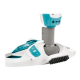 Polti | Steam mop | PTEU0282 Vaporetto SV450_Double | Steam mop and handheld steam cleaner | 1500 W | Operating radius 7.5 m | White