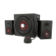 GENESIS Helium 610BT Computer Speakers, Wired, Bluetooth, Black | Genesis | Helium 610BT | Bluetooth | Red/Black | Computer Speakers