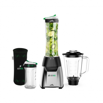 ETA | Blender | ActivMix Premium ETA210390000 | Tabletop | 350 W | Jar material Glass | Jar capacity 1 L | Ice crushing | Black/Stainless steel