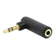 Cablexpert | 3.5 mm Stereo Audio Right Angle Adapter | A-3.5M-3.5FL