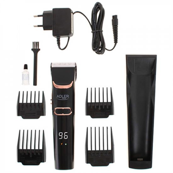 Adler | Hair Clipper | AD 2832 | Cordless or corded | Number of length steps 4 | Black