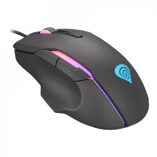 GENESIS Xenon 220 Gaming Mouse, 500 - 6400DPI, Wired, Black | Genesis