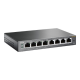 TP-LINK | Smart Switch | TL-SG108PE | Web Managed | Desktop | Gigabit Ethernet (copper) ports quantity 4 | PoE+ ports quantity 4 | Power supply type External | 36 month(s)