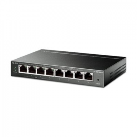 TP-LINK | Smart Switch | TL-SG108PE | Web Managed | Desktop | Gigabit Ethernet (copper) ports quantity 4 | PoE+ ports quantity 4 | Power supply type External | 36 month(s)