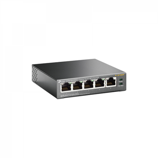 TP-LINK | Switch | TL-SF1005P | Unmanaged | Desktop | 10/100 Mbps (RJ-45) ports quantity 5 | Power over Ethernet (PoE) ports quantity 4 | Power supply type External | 36 month(s)