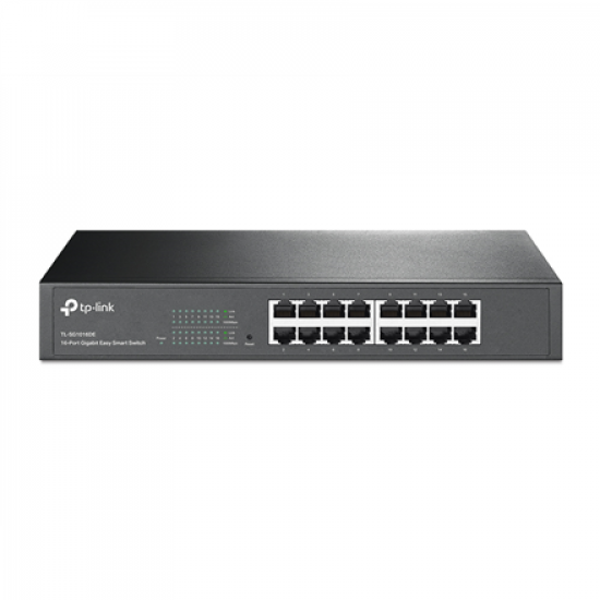 TP-LINK | Switch | TL-SG1016DE | Web Managed | Rackmountable | Gigabit Ethernet (copper) ports quantity 16 | 36 month(s)