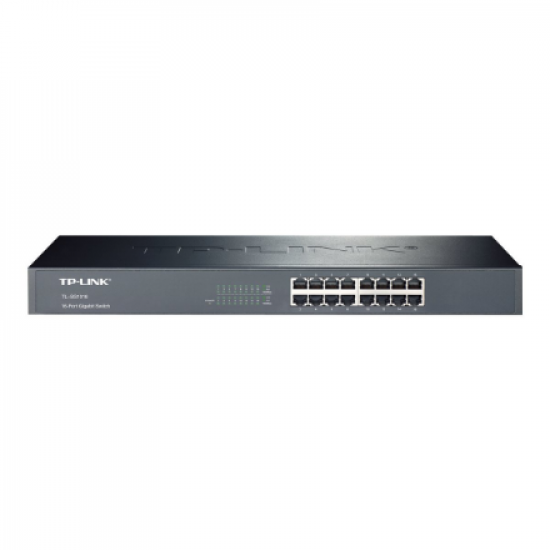 TP-LINK | Switch | TL-SG1016 | Unmanaged | Rackmountable | Gigabit Ethernet (copper) ports quantity 16 | 60 month(s)