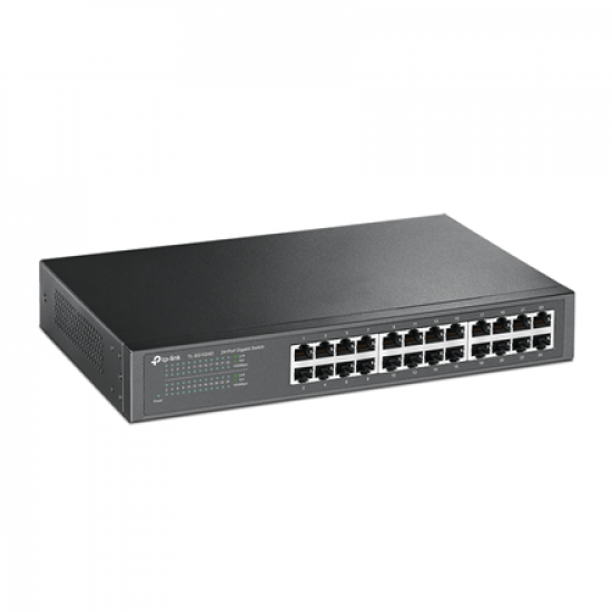 TP-LINK | Switch | TL-SG1024D | Unmanaged | Desktop/Rackmountable | Gigabit Ethernet (copper) ports quantity 24 | 36 month(s)