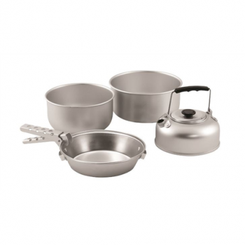 Easy Camp Adventure Cook Set M Silver Aluminium