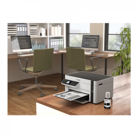 Epson Multifunction compact printer | EcoTank M2120 | Inkjet | Mono | A4 | Wi-Fi | White