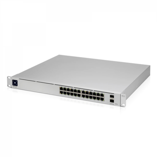 Ubiquiti | Unifi Switch | USW-PRO-24-POE | Managed L3 | Desktop | Gigabit Ethernet (copper) ports quantity 24 | SFP+ ports quantity 2 | PoE+ ports quantity 24 | Power supply type AC/DC, Internal, 450W