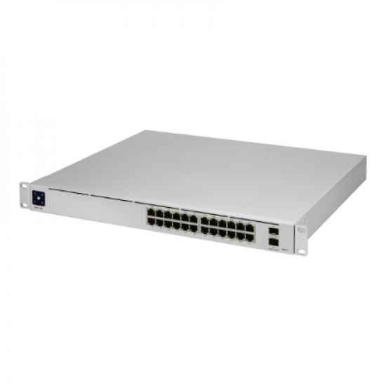 Ubiquiti | Unifi Switch | USW-PRO-24-POE | Managed L3 | Desktop | Gigabit Ethernet (copper) ports quantity 24 | SFP+ ports quantity 2 | PoE+ ports quantity 24 | Power supply type AC/DC, Internal, 450W