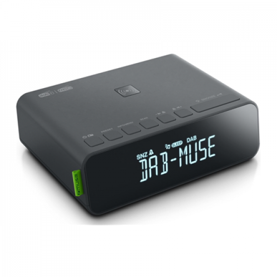 Muse | DAB+/FM RDS Radio | M-175 DBI | Alarm function | AUX in | Black