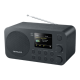 Muse | Table Radio DAB+/FM with Bluetooth | M-128 DBT | Alarm function | NFC features | AUX in | Black
