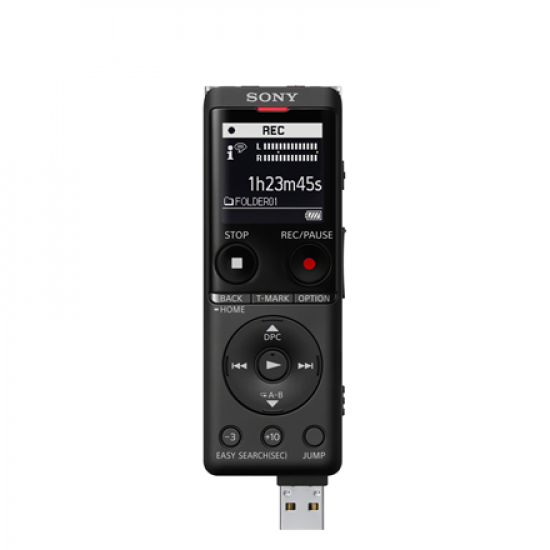 Sony | Digital Voice Recorder | ICD-UX570 | Black | LCD | MP3 playback