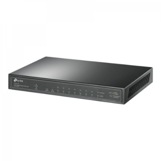 TP-LINK | Switch | TL-SG1210P | Unmanaged | Desktop | Gigabit Ethernet (copper) ports quantity 1 | SFP ports quantity 1 | PoE+ ports quantity 8 | 36 month(s)