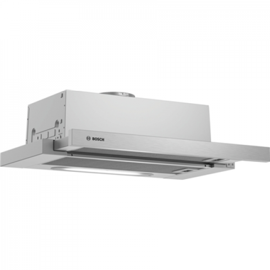 Bosch | Hood | DFT63AC50 Series 4 | Telescopic | Energy efficiency class D | Width 60 cm | 368 m³/h | Mechanical | LED | Silver