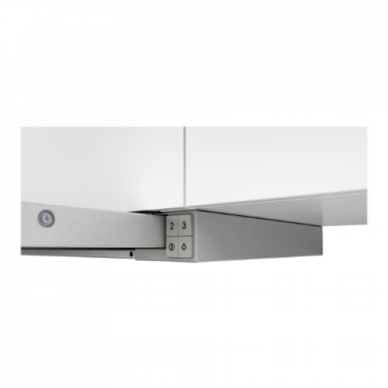 Bosch | Hood | DFT63AC50 Series 4 | Telescopic | Energy efficiency class D | Width 60 cm | 368 m³/h | Mechanical | LED | Silver