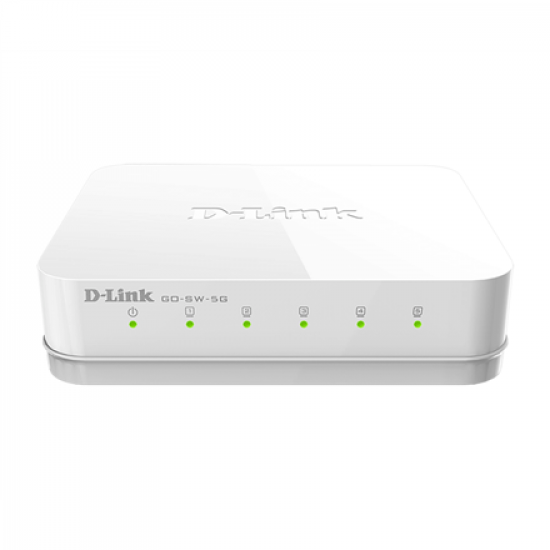 D-Link | Switch | GO-SW-5G/E | Unmanaged | Desktop | Gigabit Ethernet (copper) ports quantity 5 | Power supply type External