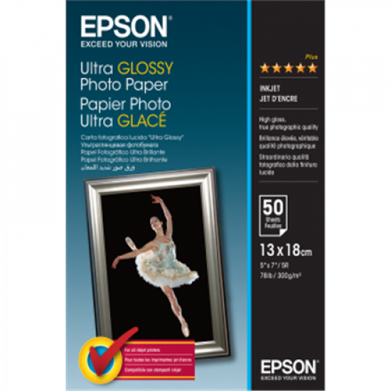 Ultra Glossy Photo Paper | 300 g/m² | 13 x 18 cm | Photo Paper