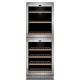 Caso | Wine cooler | WineChef Pro 126-2D | Energy efficiency class G | Showcase | Free standing | Bottles capacity Up to 126 bottles | Cooling type  Compressor technology | Stainless steel