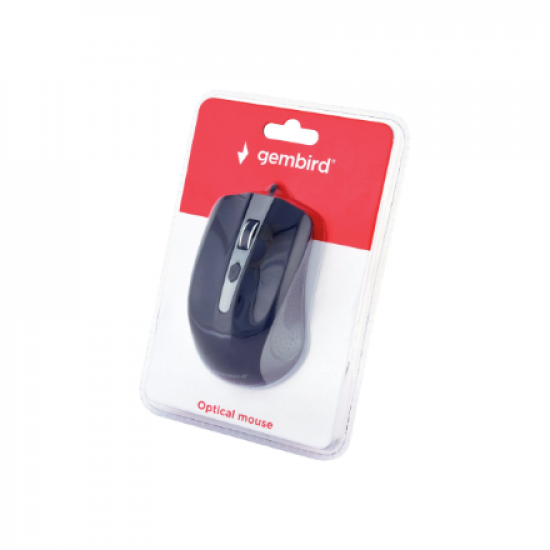 Gembird | MUS-4B-01-GB | Optical Mouse | USB | Spacegrey/Black
