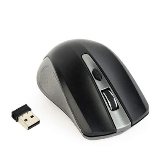 Gembird | MUSW-4B-04-GB | 2.4GHz Wireless Optical Mouse | Optical Mouse | USB | Spacegrey/Black