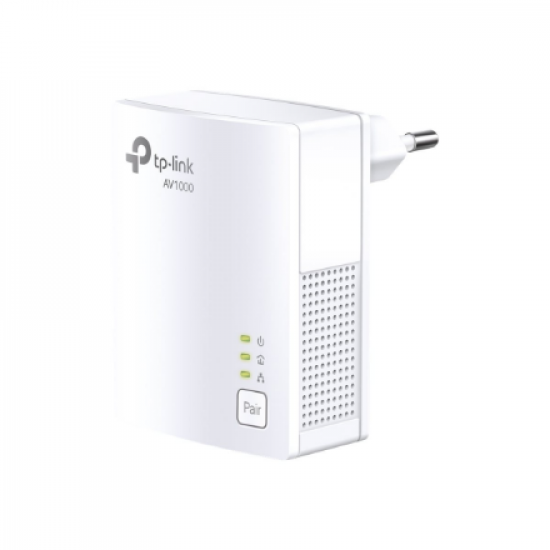 TP-LINK | Gigabit Powerline Starter Kit | TL-PA7017 KIT | 10/100/1000 Mbit/s | Ethernet LAN (RJ-45) ports 1 | No Wi-Fi | Data transfer rate (max) 1000 Mbit/s | Extra socket
