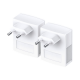 TP-LINK | Gigabit Powerline Starter Kit | TL-PA7017 KIT | 10/100/1000 Mbit/s | Ethernet LAN (RJ-45) ports 1 | No Wi-Fi | Data transfer rate (max) 1000 Mbit/s | Extra socket