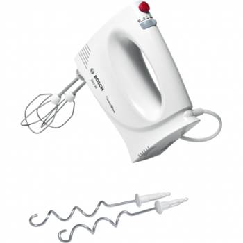 Bosch Hand Mixer MFQ3030 Hand Mixer 350 W Number of speeds 4 Stainless steel/Plastic Turbo mode White