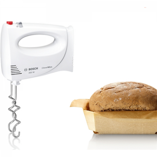 Bosch Hand Mixer MFQ3030 Hand Mixer 350 W Number of speeds 4 Stainless steel/Plastic Turbo mode White