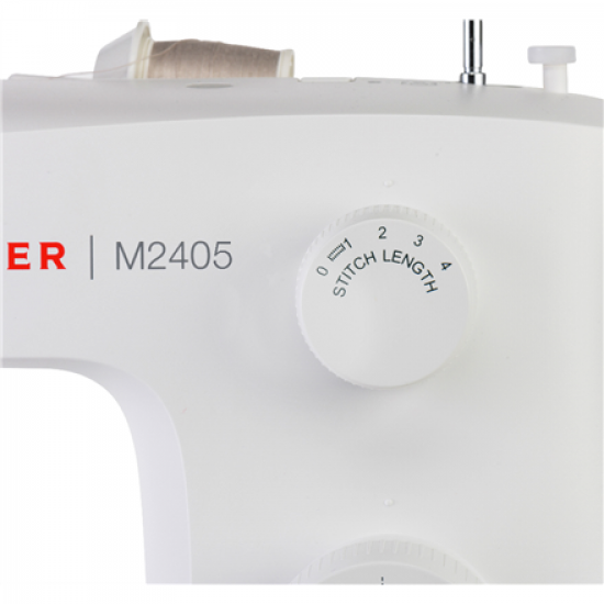 Singer | Sewing Machine | M2405 | Number of stitches 8 | Number of buttonholes 1 | White