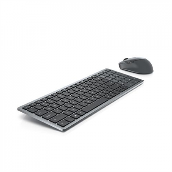 Dell | Keyboard and Mouse | KM7120W | Keyboard and Mouse Set | Wireless | Batteries included | Russian | Bluetooth | Titan Gray | Numeric keypad | Wireless connection