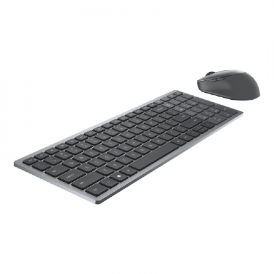 Dell | Keyboard and Mouse | KM7120W | Keyboard and Mouse Set | Wireless | Batteries included | Russian | Bluetooth | Titan Gray | Numeric keypad | Wireless connection