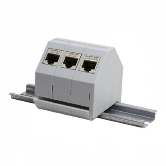 Logilink | DIN Rail Adapter for 1x RJ45 Keystone Module | MP0053