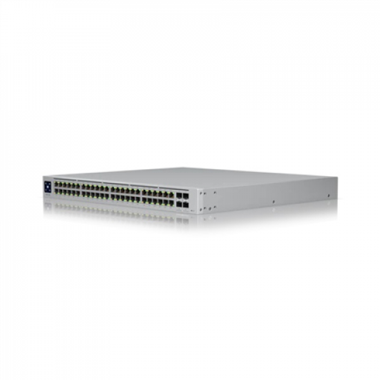 Ubiquiti | UniFi Switch | USW-PRO-48-POE | Managed L3 | Rackmountable | Gigabit Ethernet (copper) ports quantity 48 | SFP+ ports quantity 4 | Power supply type Internal