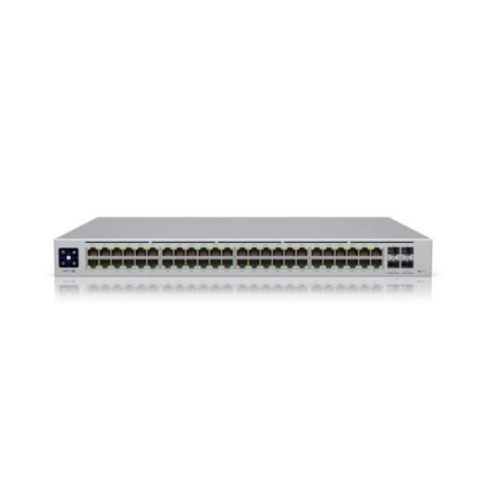 Ubiquiti | UniFi Switch | USW-PRO-48-POE | Managed L3 | Rackmountable | Gigabit Ethernet (copper) ports quantity 48 | SFP+ ports quantity 4 | Power supply type Internal