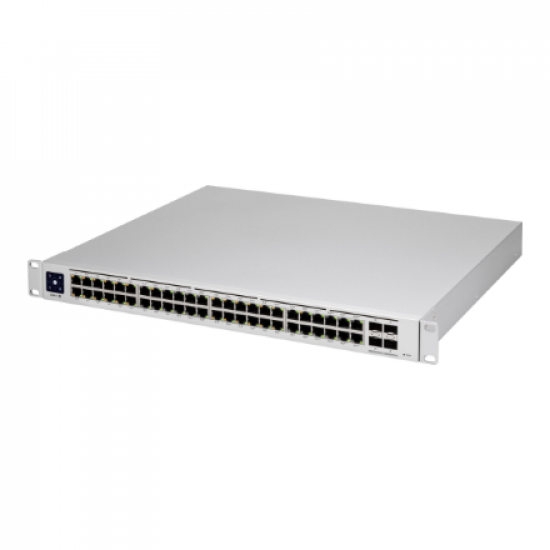 Ubiquiti | UniFi Switch | USW-PRO-48-POE | Managed L3 | Rackmountable | Gigabit Ethernet (copper) ports quantity 48 | SFP+ ports quantity 4 | Power supply type Internal