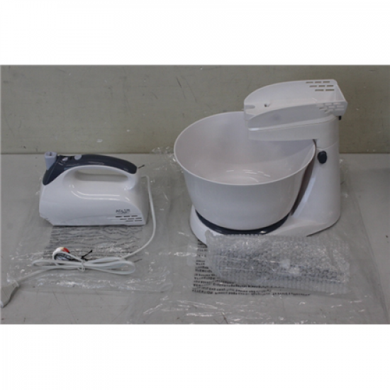 SALE OUT. | Adler | Mixer | AD 4202 | Mixer with bowl | 300 W | Number of speeds 5 | Turbo mode | White | DAMAGED PACKAGING