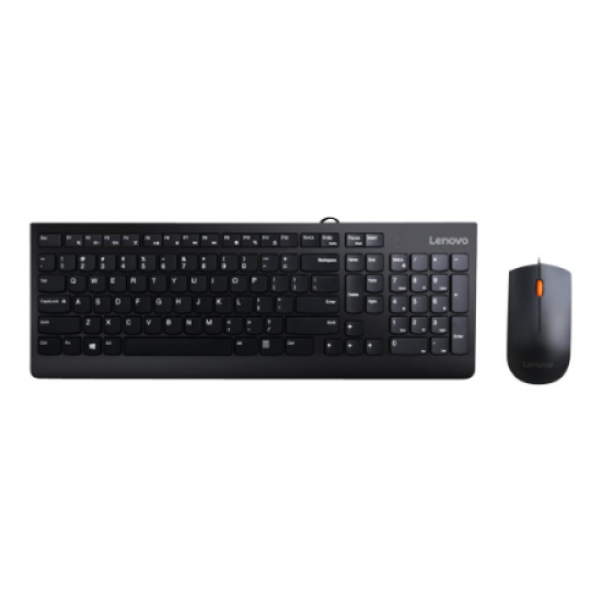 Lenovo | USB Combo Keyboard & Mouse | 300 | Keyboard and Mouse Combo | English | 1.8 m | Black | Wired Via USB