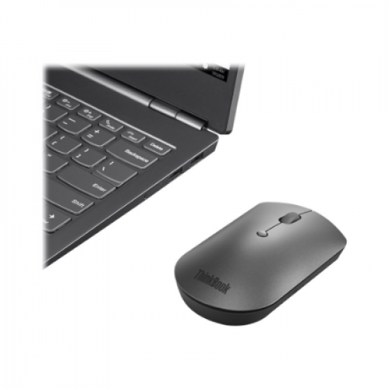Lenovo | ThinkBook Bluetooth Silent Mouse | Wireless | Bluetooth 5.0 | Iron Grey | 1 year(s)