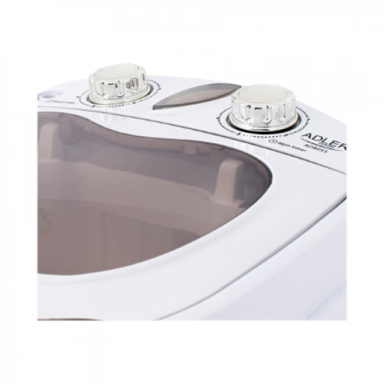 Adler | Mini washing machine | AD 8055 | Top loading | Washing capacity 3 kg | Depth 37 cm | Width 36 cm | White