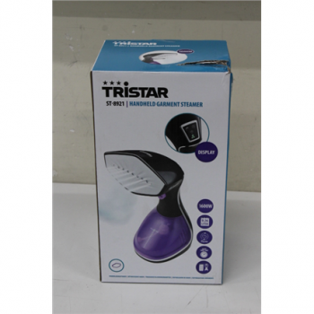 SALE OUT. SALE OUT. Tristar | Garment Steamer | ST-8921 | Handheld | 1600 W | 0.26 L | 25 g/min | Black/Purple | DAMAGED PACKAGING AND INNER PACKAGING